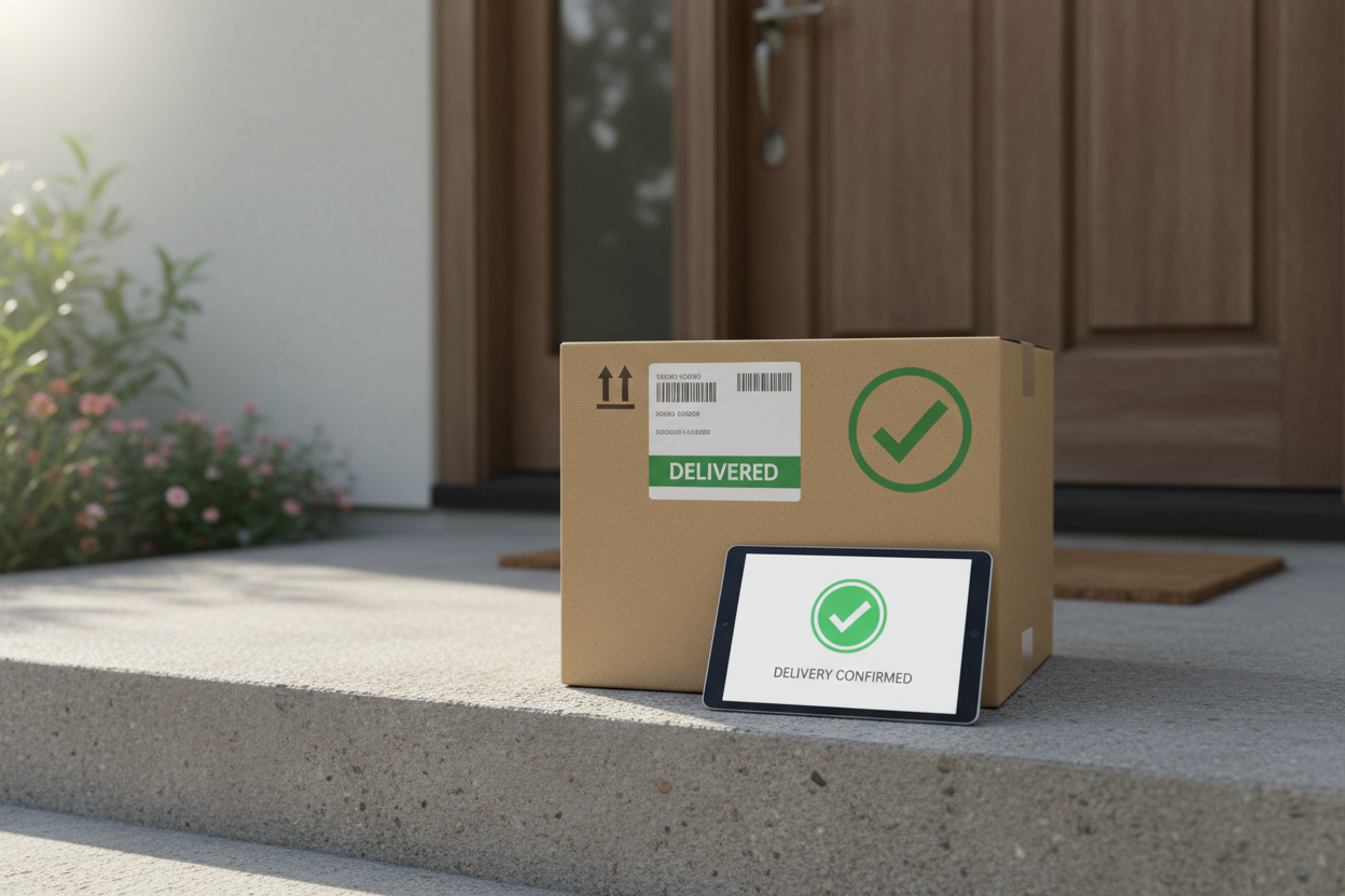 colis validé et livrer 